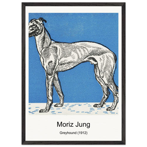 Bulldog (1912) by Moriz Jung. Archival Print on Museum Quality Matte Paper. Premium Wood Framed Wall Art. Original Aspect Ratio