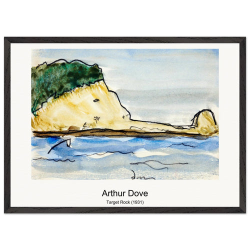 Target Rock (1931) by Arthur Dove. Archival Print on Museum Quality Matte Paper. Premium Wood Framed Wall Art. Original Aspect Ratio