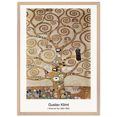 L'Arbre de Vie (1905-1909) by Gustav Klimt. Archival Print on Museum Quality Matte Paper. Premium Wood Framed Wall Art. Optimised Aspect Ratio.