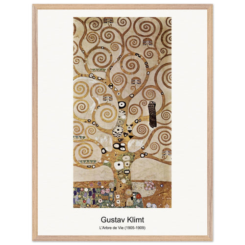 L'Arbre de Vie (1905-1909) by Gustav Klimt. Archival Print on Museum Quality Matte Paper. Premium Wood Framed Wall Art. Original Aspect Ratio
