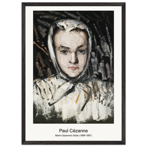 wife (1877) by Paul Cézanne. Archival Print on Museum Quality Matte Paper. Premium Wood Framed Wall Art. Optimised Aspect Ratio.