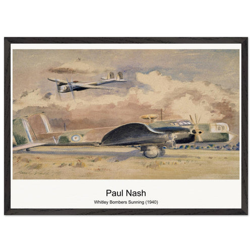 Landscape of the Moon's First Quarter (1943) by Paul Nash. Archival Print on Museum Quality Matte Paper. Premium Wood Framed Wall Art. Optimised Aspect Ratio.