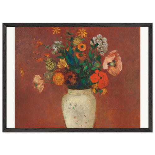 Breton Village (ca. 1860-1870) by Odilon Redon. Archival Print on Museum Quality Matte Paper. Premium Wood Framed Wall Art. Original Aspect Ratio