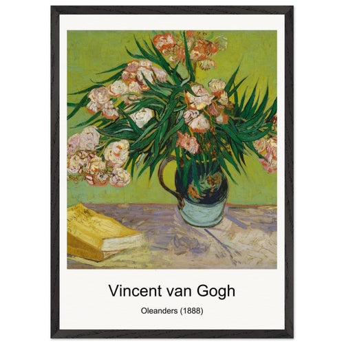 Vase with Poppies (1886) by Vincent van Gogh. Archival Print on Museum Quality Matte Paper. Premium Wood Framed Wall Art. Original Aspect Ratio