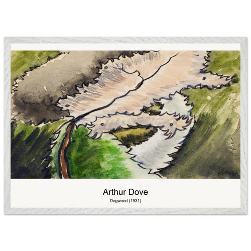 Dogwood (1931) by Arthur Dove. Archival Print on Museum Quality Matte Paper. Premium Wood Framed Wall Art. Optimised Aspect Ratio.