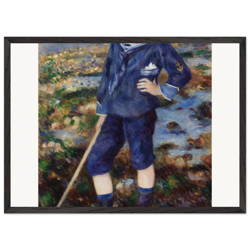 Seascape (1897) by Pierre-Auguste Renoir. Archival Print on Museum Quality Matte Paper. Premium Wood Framed Wall Art. Original Aspect Ratio