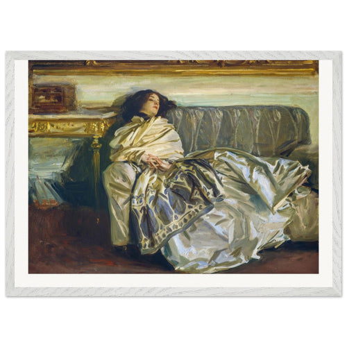 Nonchaloir (1911) by John Singer Sargent. Archival Print on Museum Quality Matte Paper. Premium Wood Framed Wall Art. Original Aspect Ratio