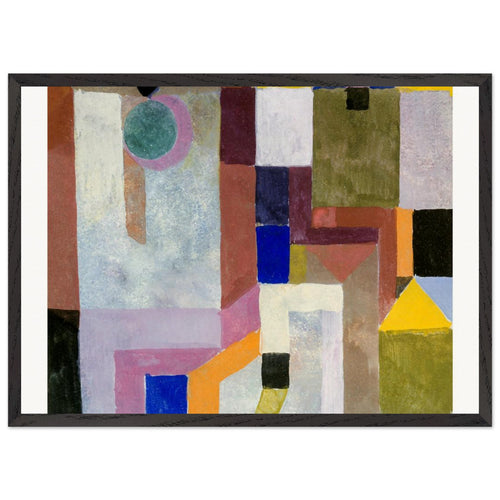 The Harbinger of Autumn (1922) by Paul Klee. Archival Print on Museum Quality Matte Paper. Premium Wood Framed Wall Art. Optimised Aspect Ratio.