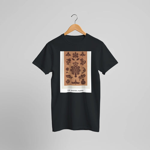 The Practical Decorator and Ornamentist (1892) by G. A. and M. A. Audsley. Custom Print on a 100% Airlume Combed and Ring-Spun Cotton Unisex Crewneck T-shirt Optimised Aspect Ratio.