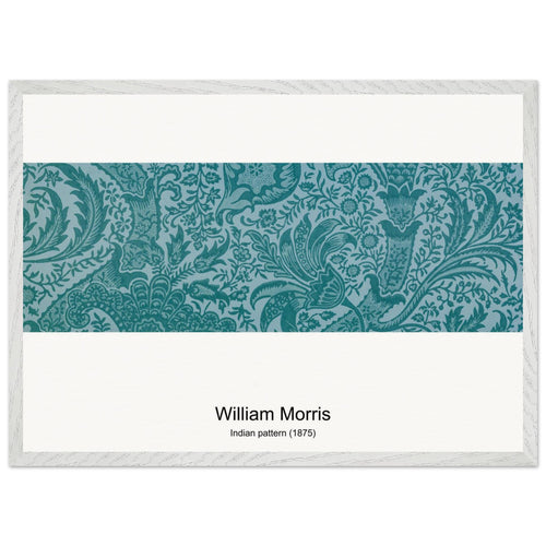 Indian pattern (1875) by William Morris. Archival Print on Museum Quality Matte Paper. Premium Wood Framed Wall Art. Original Aspect Ratio