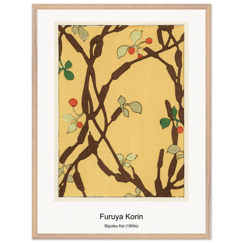 Bijyutsu Kai (1900s) by Furuya Korin. Archival Print on Museum Quality Matte Paper. Premium Wood Framed Wall Art. Original Aspect Ratio