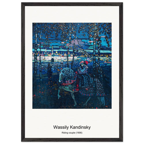 Kleine Welten V (Small Worlds V) (1922) by Wassily Kandinsky. Archival Print on Museum Quality Matte Paper. Premium Wood Framed Wall Art. Original Aspect Ratio