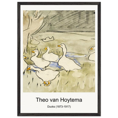 Lente (1897) by Theo van Hoytema. Archival Print on Museum Quality Matte Paper. Premium Wood Framed Wall Art. Optimised Aspect Ratio.
