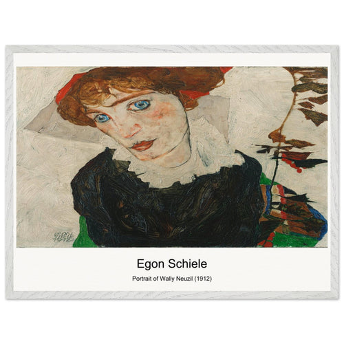 Portrait of Wally Neuzil (1912) by Egon Schiele. Archival Print on Museum Quality Matte Paper. Premium Wood Framed Wall Art. Optimised Aspect Ratio.