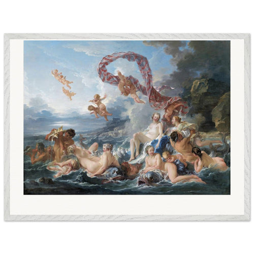 The Triumph of Venus (1740) by François Boucher. Archival Print on Museum Quality Matte Paper. Premium Wood Framed Wall Art. Original Aspect Ratio