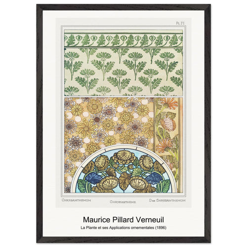 La Plante et ses Applications ornementales (1896) by Maurice Pillard Verneuil. Archival Print on Museum Quality Matte Paper. Premium Wood Framed Wall Art. Optimised Aspect Ratio.