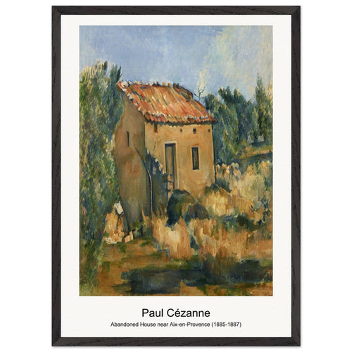 Seated Peasant (1892-1896) by Paul Cézanne. Archival Print on Museum Quality Matte Paper. Premium Wood Framed Wall Art. Optimised Aspect Ratio.