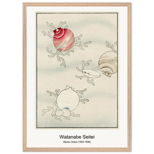 Bijutsu Sekai (1893-1896) by Watanabe Seitei. Archival Print on Museum Quality Matte Paper. Premium Wood Framed Wall Art. Optimised Aspect Ratio.