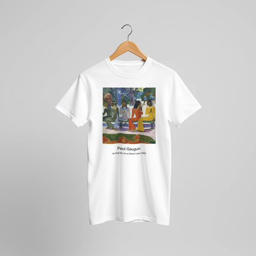 Boy in a Red Waistcoat (1888-1890) by Paul Cézanne. Custom Print on a 100% Airlume Combed and Ring-Spun Cotton Unisex Crewneck T-shirt Original Aspect Ratio
