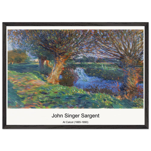 At Calcot (1885-1890) by John Singer Sargent. Archival Print on Museum Quality Matte Paper. Premium Wood Framed Wall Art. Optimised Aspect Ratio.