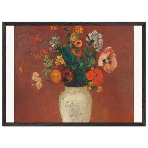 Breton Village (ca. 1860-1870) by Odilon Redon. Archival Print on Museum Quality Matte Paper. Premium Wood Framed Wall Art. Optimised Aspect Ratio.