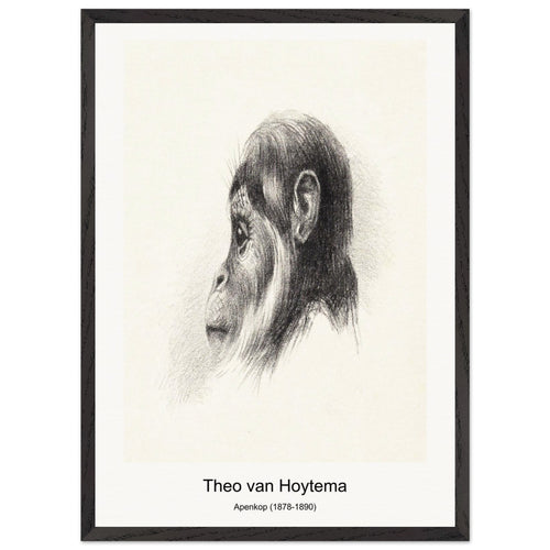 Bonte kraai op tak (1878-1910) by Theo van Hoytema. Archival Print on Museum Quality Matte Paper. Premium Wood Framed Wall Art. Optimised Aspect Ratio.