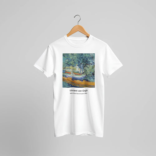 Inu no Koku (1806) by Utamaro Kitagawa. Custom Print on a 100% Airlume Combed and Ring-Spun Cotton Unisex Crewneck T-shirt Original Aspect Ratio