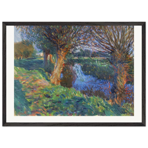 At Calcot (1885-1890) by John Singer Sargent. Archival Print on Museum Quality Matte Paper. Premium Wood Framed Wall Art. Original Aspect Ratio