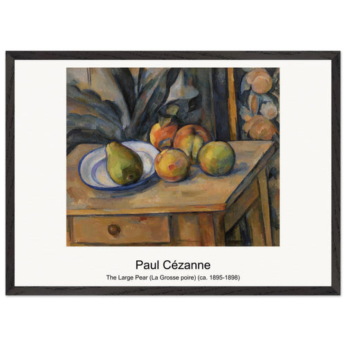 The Peppermint Bottle (ca. 1893-1895) by Paul Cézanne. Archival Print on Museum Quality Matte Paper. Premium Wood Framed Wall Art. Original Aspect Ratio