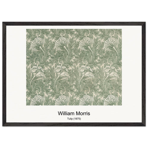 Medway pattern (1885) by William Morris. Archival Print on Museum Quality Matte Paper. Premium Wood Framed Wall Art. Original Aspect Ratio