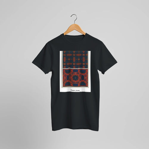 The Grammar of Ornament (1856) by Owen Jones. Custom Print on a 100% Airlume Combed and Ring-Spun Cotton Unisex Crewneck T-shirt Optimised Aspect Ratio.