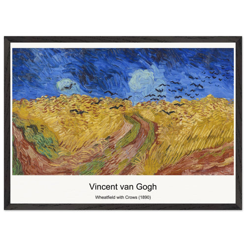 View of Arles, Flowering Orchards (1889) by Vincent van Gogh. Archival Print on Museum Quality Matte Paper. Premium Wood Framed Wall Art. Optimised Aspect Ratio.
