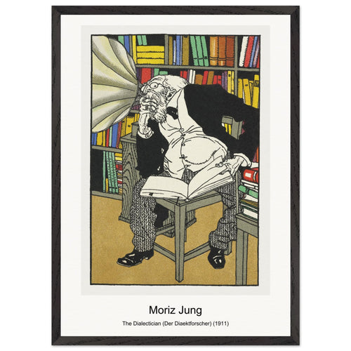 Naturally Gifted Singer (Natursänger! ) (1911) by Moriz Jung. Archival Print on Museum Quality Matte Paper. Premium Wood Framed Wall Art. Original Aspect Ratio