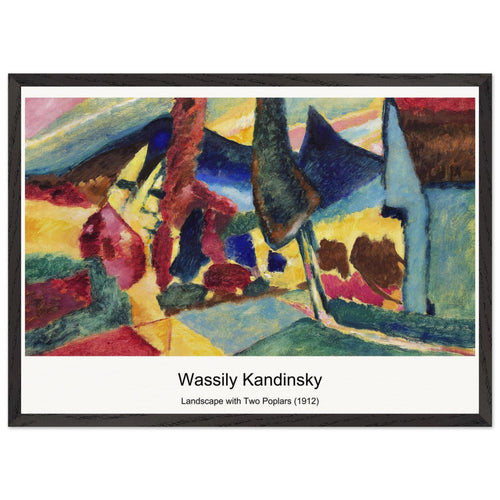 Murnau, Burggrabenstrasse 1 (1908) by Wassily Kandinsky. Archival Print on Museum Quality Matte Paper. Premium Wood Framed Wall Art. Optimised Aspect Ratio.