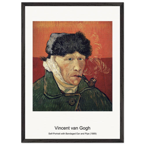 Road with Cypress and Star (1890) by Vincent van Gogh. Archival Print on Museum Quality Matte Paper. Premium Wood Framed Wall Art. Original Aspect Ratio