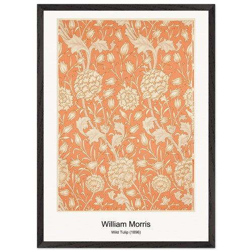 Wallflower Pattern (1890) by William Morris. Archival Print on Museum Quality Matte Paper. Premium Wood Framed Wall Art. Optimised Aspect Ratio.