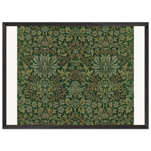 Honeysuckle design (1860) by William Morris. Archival Print on Museum Quality Matte Paper. Premium Wood Framed Wall Art. Original Aspect Ratio