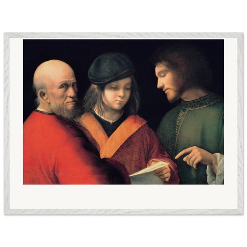 The Three Ages of Man (1501) by Giorgione. Archival Print on Museum Quality Matte Paper. Premium Wood Framed Wall Art. Original Aspect Ratio