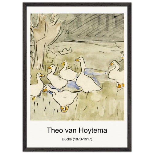 Lente (1897) by Theo van Hoytema. Archival Print on Museum Quality Matte Paper. Premium Wood Framed Wall Art. Original Aspect Ratio