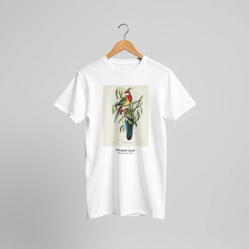 Silhouette Oostergasfabriek (Silhouet Oostergasfabriek) (1915) by Samuel Jessurun de Mesquita. Custom Print on a 100% Airlume Combed and Ring-Spun Cotton Unisex Crewneck T-shirt Original Aspect Ratio