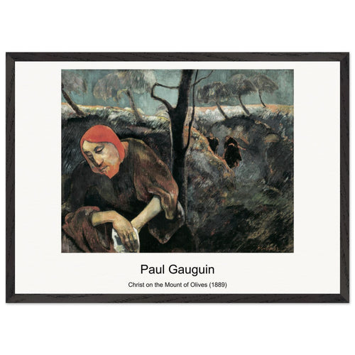 Tahitian Landscape (1891) by Paul Gauguin. Archival Print on Museum Quality Matte Paper. Premium Wood Framed Wall Art. Original Aspect Ratio