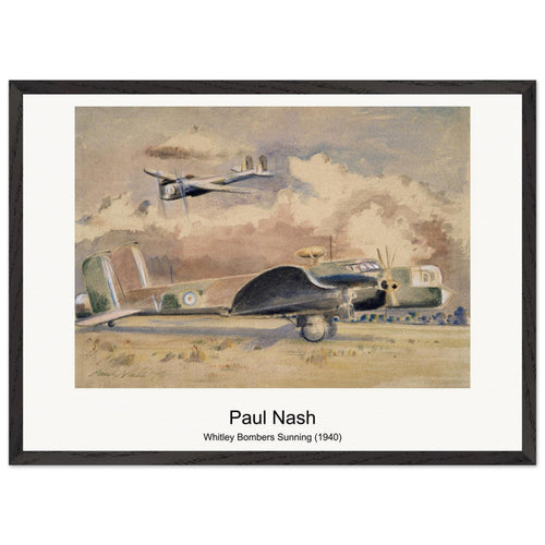 Landscape of the Moon's First Quarter (1943) by Paul Nash. Archival Print on Museum Quality Matte Paper. Premium Wood Framed Wall Art. Original Aspect Ratio