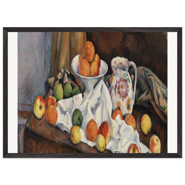 A Table Corner (Un coin de table) (ca. 1895) by Paul Cézanne. Archival Print on Museum Quality Matte Paper. Premium Wood Framed Wall Art. Optimised Aspect Ratio.