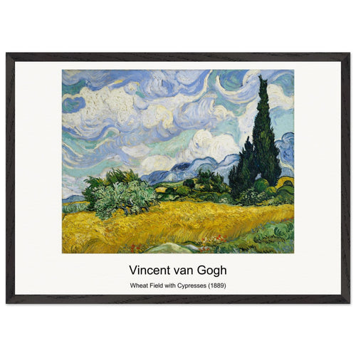 Irises (1889) by Vincent van Gogh. Archival Print on Museum Quality Matte Paper. Premium Wood Framed Wall Art. Original Aspect Ratio