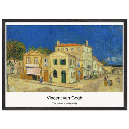 Starry Night Over the Rhone (1888) by Vincent van Gogh. Archival Print on Museum Quality Matte Paper. Premium Wood Framed Wall Art. Original Aspect Ratio