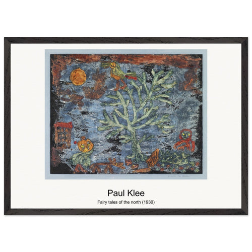 Rich Port (a travel picture, 1938) (1938) by Paul Klee. Archival Print on Museum Quality Matte Paper. Premium Wood Framed Wall Art. Original Aspect Ratio