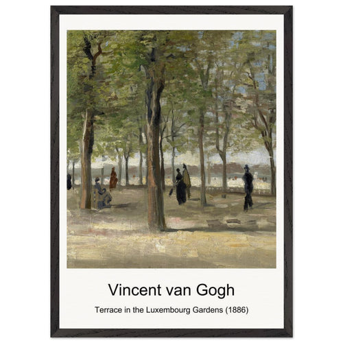 Allotment with Sunflower (1887) by Vincent van Gogh. Archival Print on Museum Quality Matte Paper. Premium Wood Framed Wall Art. Original Aspect Ratio